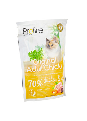 Сухой корм Original Adult для взрослых кошек, с курицей и рисом, 300 г Profine (306721686)