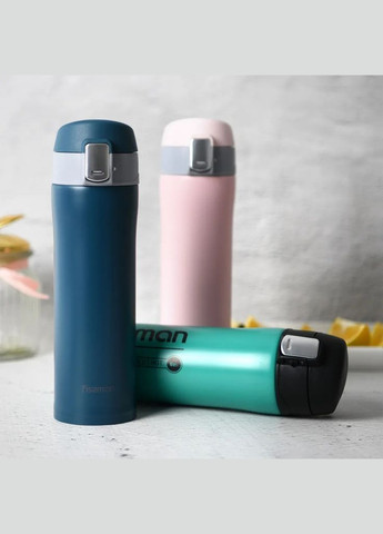 Термос-кухоль 450 мл зелений 9878 Fissman (316625934)