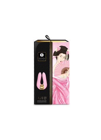 Вибратор для клитора Aiko Light Pink, гибкие кончики Shunga (292786094)