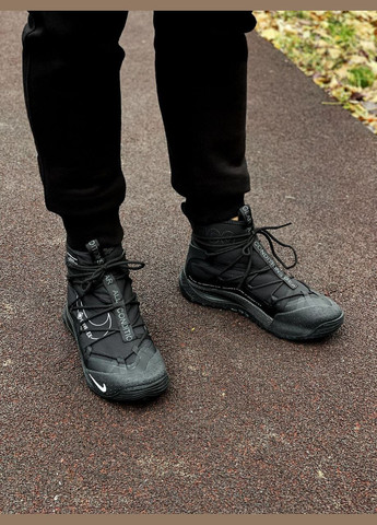 Чорні Зимовий кросівки зимові чоловічі nike acg terra antarktik winter black fur gore-tex | найк асг терра антарктік чорні з хутром No Brand