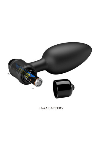 Анальная вибропробка с Т- образной ручкой MIDI No Brand (283328544)