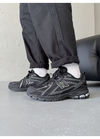Чорні Осінні кросівки чоловічі new balance 1906r cordura black silver termo | нью беланс 1906r чорні No Brand