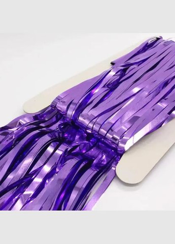 Дождик для фотозоны длинный 4 м на 1 м фиолетовый Jannet Дощик (316644771)