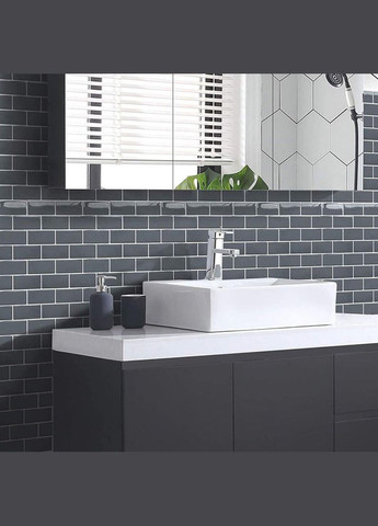 Самоклеюча поліуретанова плитка сіра цегла 305х305х1мм SW-00001153 Sticker Wall (329892904)