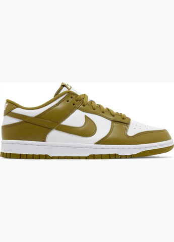 Оливкові Осінні кросівки чоловічі dunk low olive/white dv0833-105 Nike
