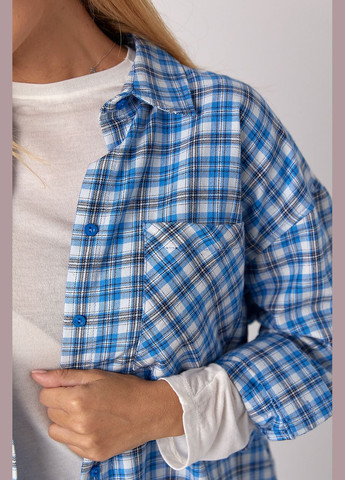 Голубой рубашка Lurex