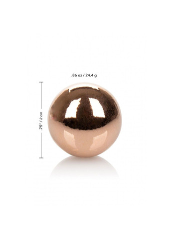 Вагинальные шарики CalExotics Climax Weighted Kegel Balls Nickel-Free - Rose Gold California Exotic (289385015)