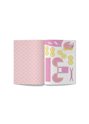 Книга Вырезаем и клеим. Аппликации. Объемные поделки. Принцессы 1562 shop (9786175471562) Crystal Book (365618319)