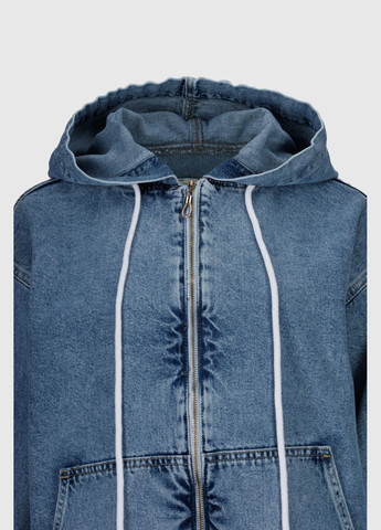 Блакитна демісезонна куртка джинсова Zeo Basic