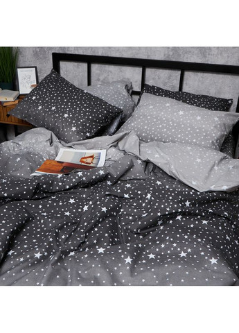 Комплект постільної білизни Бязь Gold Люкс «» Полуторний Євро 160х220 наволочки 4х50х70 (MS-820006603) Moon&Star Night Sky (356113714)