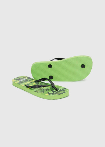 Цветные сланцы для мальчика 12374 зеленый с черным (2000990659279s) shop (2000990659279) No Brand