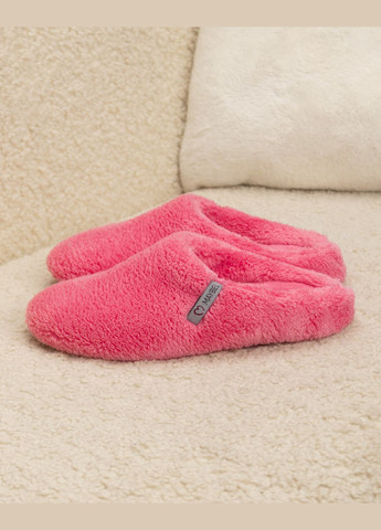 Тапочки домашние махровые закрытые утепленные Розовый Maybel (304392826)