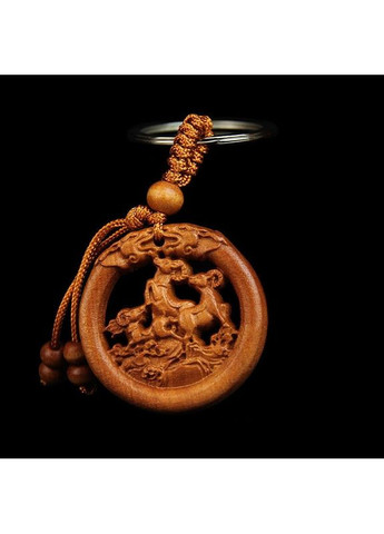 Изящный деревянный брелок в форме знаков зодиака по китайскому календарю КОЗЫ (ОВЦЫ) No Brand (306815491)