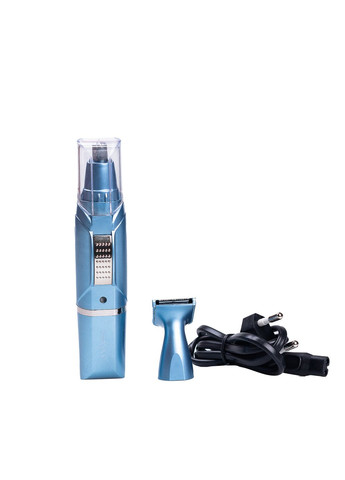 Триммер для носа и ушей SK316 аккумуляторный с насадками, голубой Sokany (315433123)