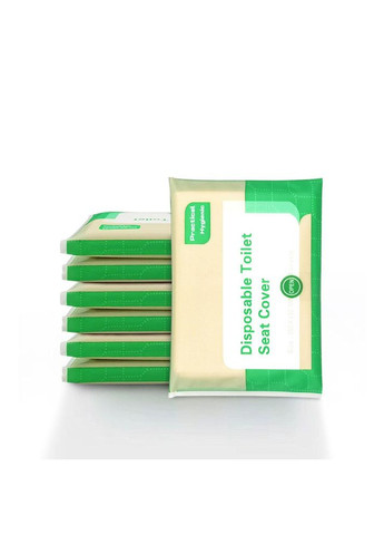 Одноразові паперові накладки на сидіння унітазу 10 шт (NR0289) No Brand (370160597)