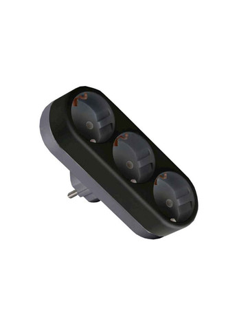 Разветвитель 3 гнезда с заземлением X3, 16A Euroelectric (364682954)