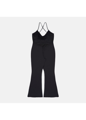 Комбінезон H&M однотонний чорний повсякденний поліестер