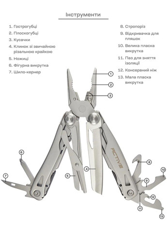 Мультитул Launch 1 Active (316437578)