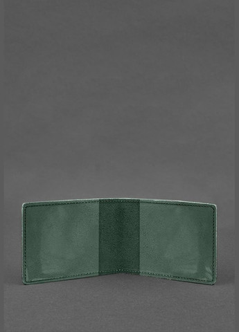 Кожаная обложка удостоверения Главного управления разведки (ГУР) зелёная Crazy Horse (A-027881) BlankNote (329186853)