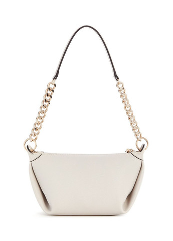 Сумка женская кросс-боди Ivory Solid Meridian Top Zip Shoulder Bag бежевая Guess (364100410)
