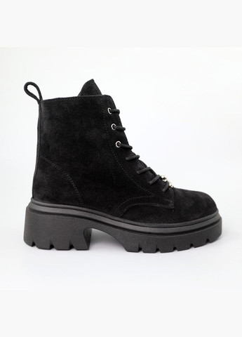 Осенние ботинки женские замшевые мех Zumer