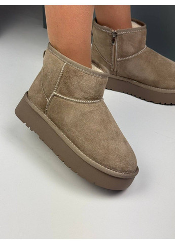 473 УГІ Бежеві Замшеві с блискавкою Hengji (367960241)