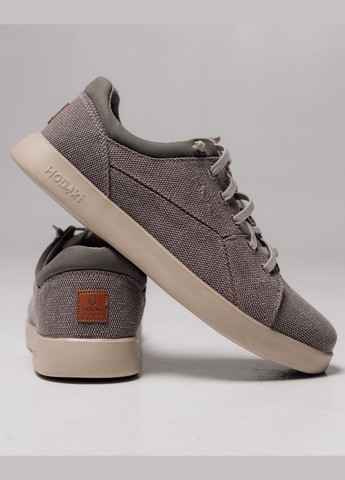 Серо-бежевые мокасины визон текстиль Hodaki