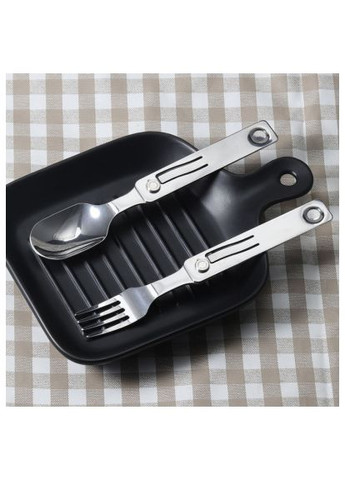 Набір туристичного посуду C2 2 in1 (ложка, виделка) (RoxC2) Roxon C2 2 in1 (ложка, виделка) (369880530)