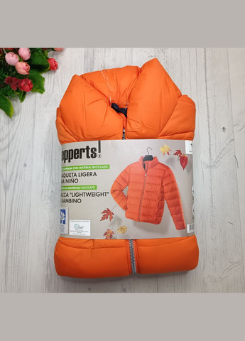 Оранжевая демисезонная куртка для мальчика Pepperts