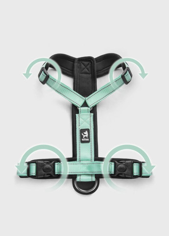 Шлейка для котов и кошек Pet Style "2 кольца" Фиолетовая XL No Brand - (323232086)