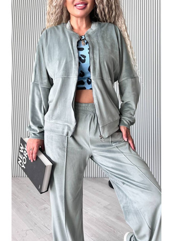 Костюм ZARA з велюру на трикотажній основі | Заміри в описі Vione (367075614)