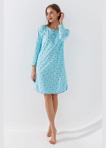 Ночная женская рубашка 3274 Голубой Sevgi (316018632)