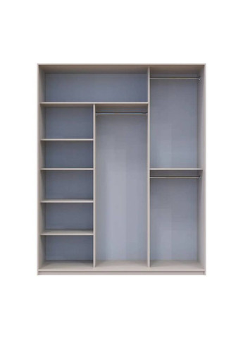 Шафа-купе Сіті Лайт Кашемір 3 ДСП 180х60х225 (DRS-011807) Doros (361998836)