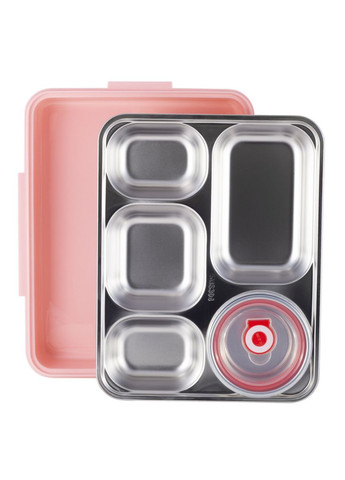 Ланч-бокс пищевой KM-2144RZ 1000 мл розовый Kamille (361399015)