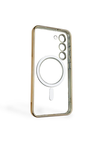 Чехол для Galaxy S23 (SM-S911B) с линзами на камере с MagSafe на самсунг с23 золотой Samsung (366388393)