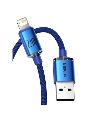 Дата кабеля (m494952) Baseus USB 2.0 AM to Lightning 2.0m 2.4A blue (367071589)