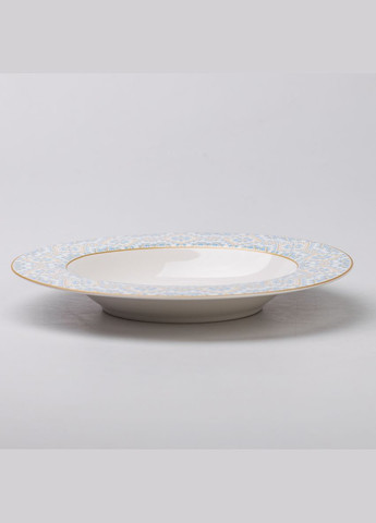 Тарелка суповая керамическая 21.5 см с орнаментом. Yiwu (315636144)