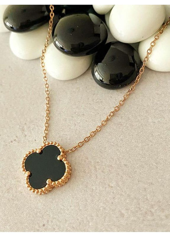 Позолоченная Цепочка (Колье) "Клевер" 40см-45см, Позолота No Brand (361029339)