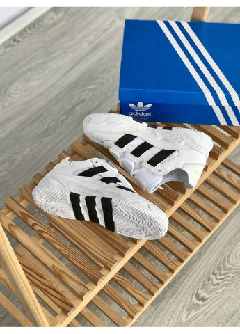 КРОССОВКИ ЖЕНСКИЕ ADIDAS NITEBALL WHITE BLACK АДИДАС НАЙТБОЛ No Brand чёрные демисезоны (367174695)