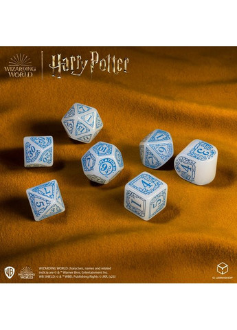 Настольная игра Набор кубиков Harry Potter. Ravenclaw Modern Dice Set - White (7) Q-Workshop (371882903)