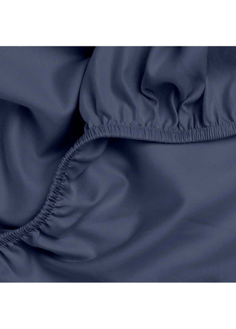 Двоспальна постіль сатин з простирадлом на гумці INDIGO 180х220 см Cosas (307477795)