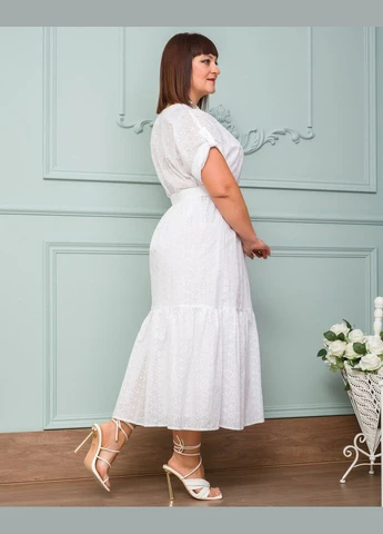 Белое платье 14563-5 Alenka Plus