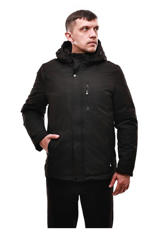 Черная зимняя куртка зимняя мужская TE