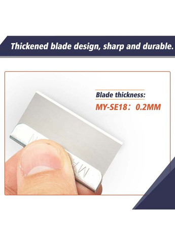Лезвия металлические MY-SE18 для ножей и скребков, комплект 5шт. MaYuan (326806566)