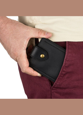 Чоловічий шкіряний гаманець з віконцем для посвідчення особи RFID-блокування (50017174) GE MARK (300694476)