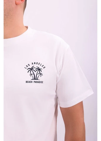 Біла футболка чоловіча біла 347115 Where Uwear