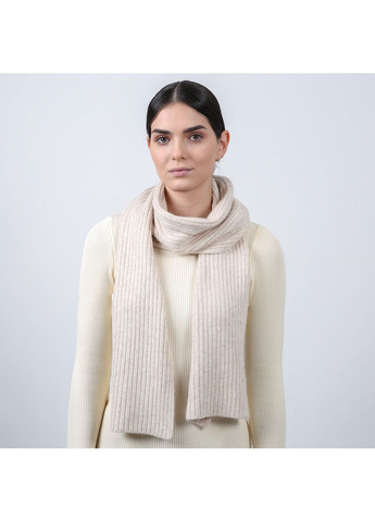 Шарф женский однотонный шерсть бежевый ТЕОДОР LuckyLOOK 581-616 (368389982)