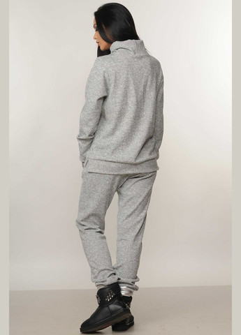 Теплі трикотажні брюки на флісі з екошкірою — затишні зимові штани вільного крою (БР 41.1-16/18) RiMari (331167221)