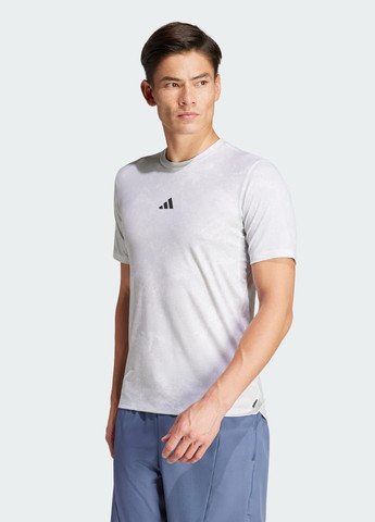 Белая футболка power workout adidas