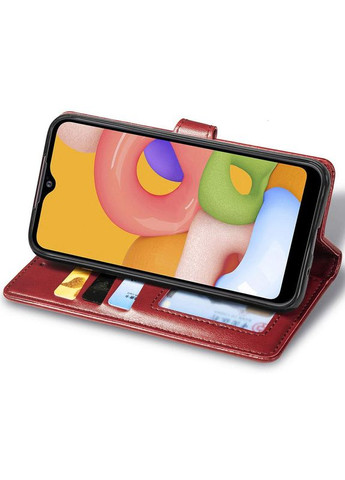 Кожаный чехол-книжка Gallant (PU) для Samsung Galaxy A06 Red Getman (351362203)